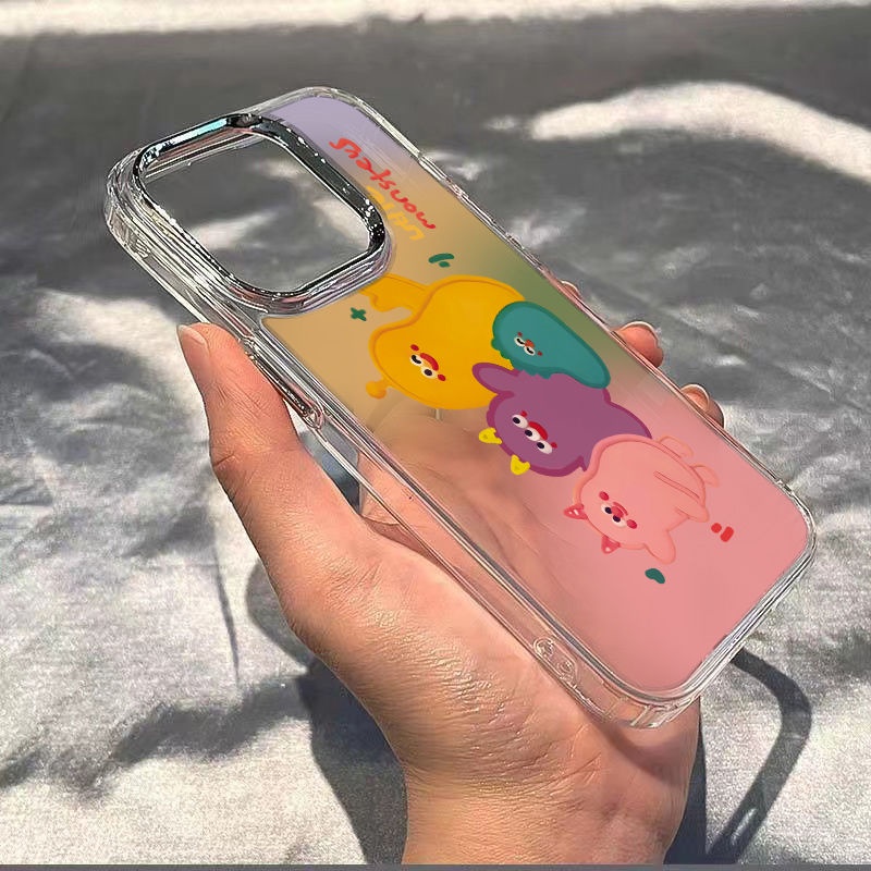 ✅Ốp Điện Thoại Mềm Chống Sốc Màu Gradient Cho iPhone12 14pro 8117 plus13 max Cvb