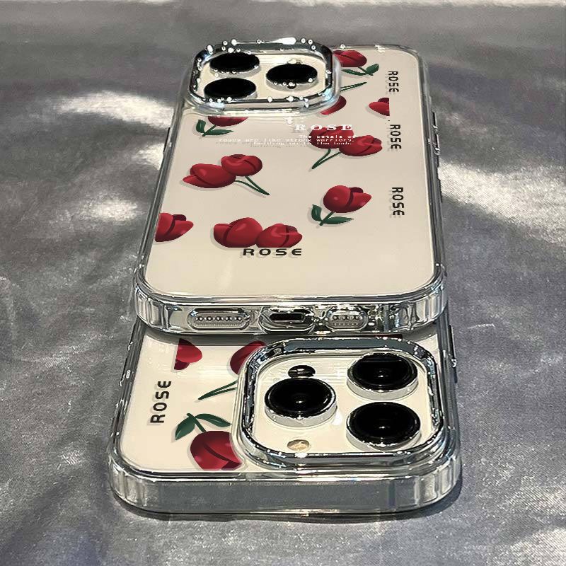 ✅Ốp Điện Thoại Mềm Hình Hoa Tulip Chống Sốc Cho Iphone 8pl max7 11ins 13 14pro 12 XG1K