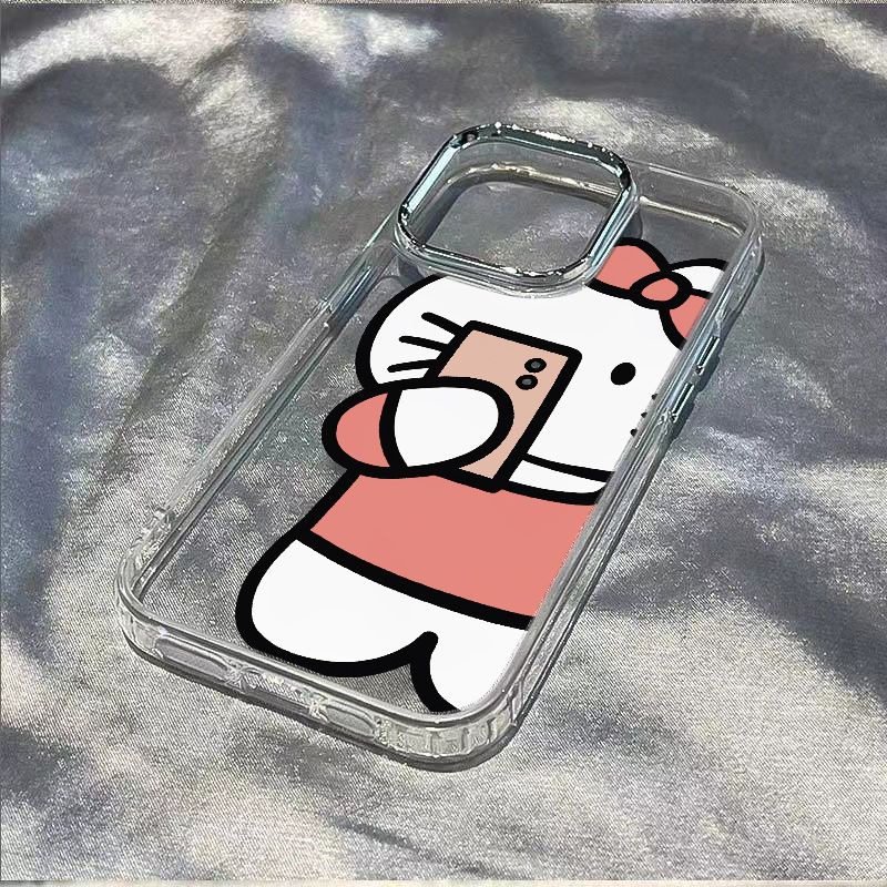 ✅Ốp Điện Thoại Mềm Chống Sốc In Hình Mèo Hoạt Hình Cho Iphone 13 7maxiPhone12plus811 / KT Cat 14pro K4RH