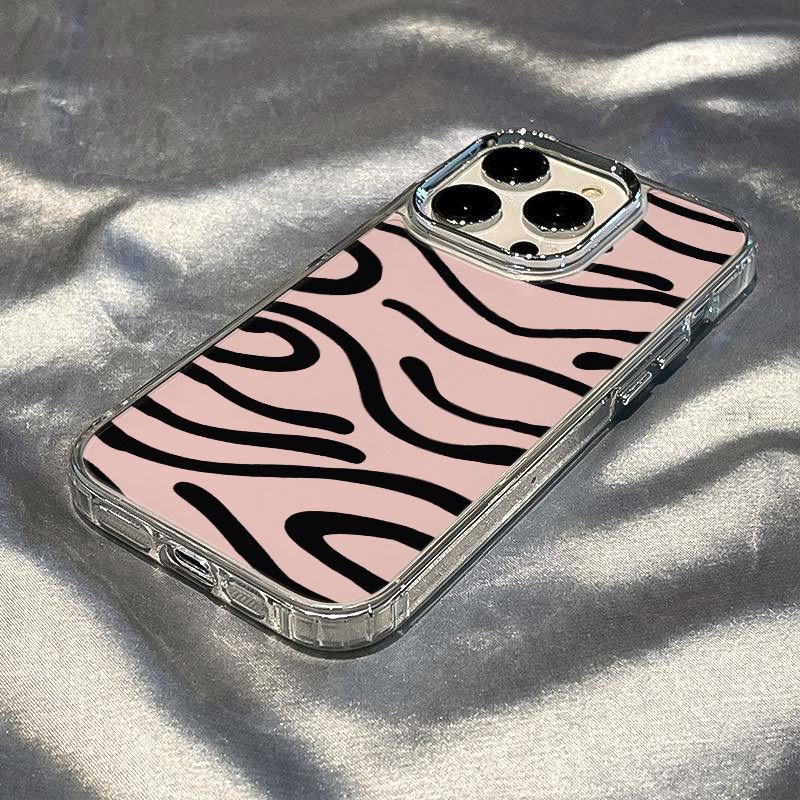 ✅Ốp Điện Thoại Mềm Chống Sốc Họa Tiết Ngựa Vằn Đơn Giản Cho iPhone 8max 7 plus 14pro13iPhone1211 Z4Z0 8max