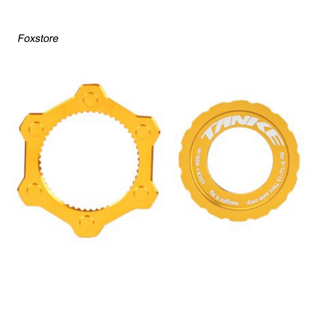 Bộ Chuyển Đổi Khóa Trung Tâm Phanh Đĩa 6 Bu Lông Chống Ăn Mòn Cho Xe Đạp