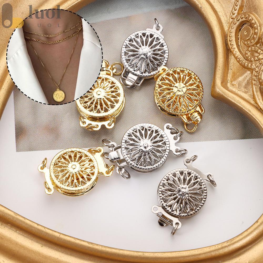 Luol Vòng cổ Nhiều Lớp Có Khóa DIY Thời Trang|Khóa Vòng Tay Nhiều Màu Sắc Đa Dạng