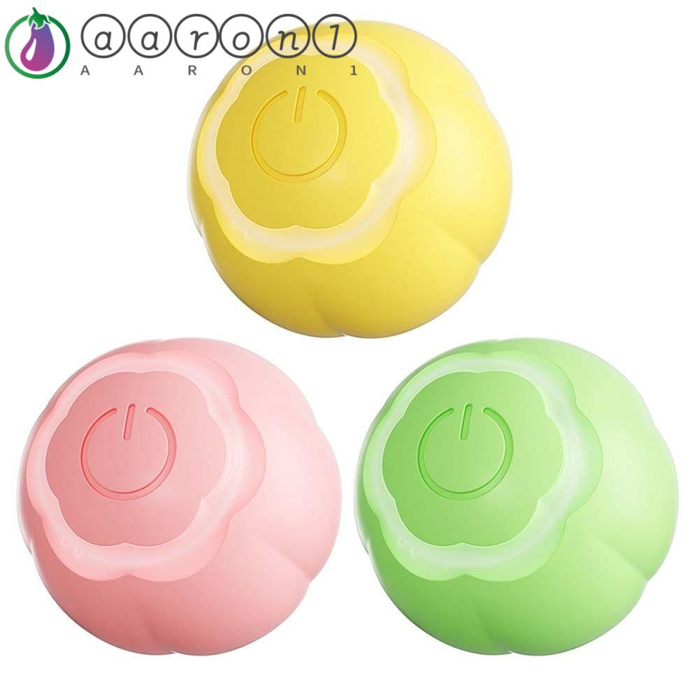 Đồ Chơi Bóng Lăn Điện Tử Thông Minh Tự Động Tương Tác Cho Mèo Cưng AARON1