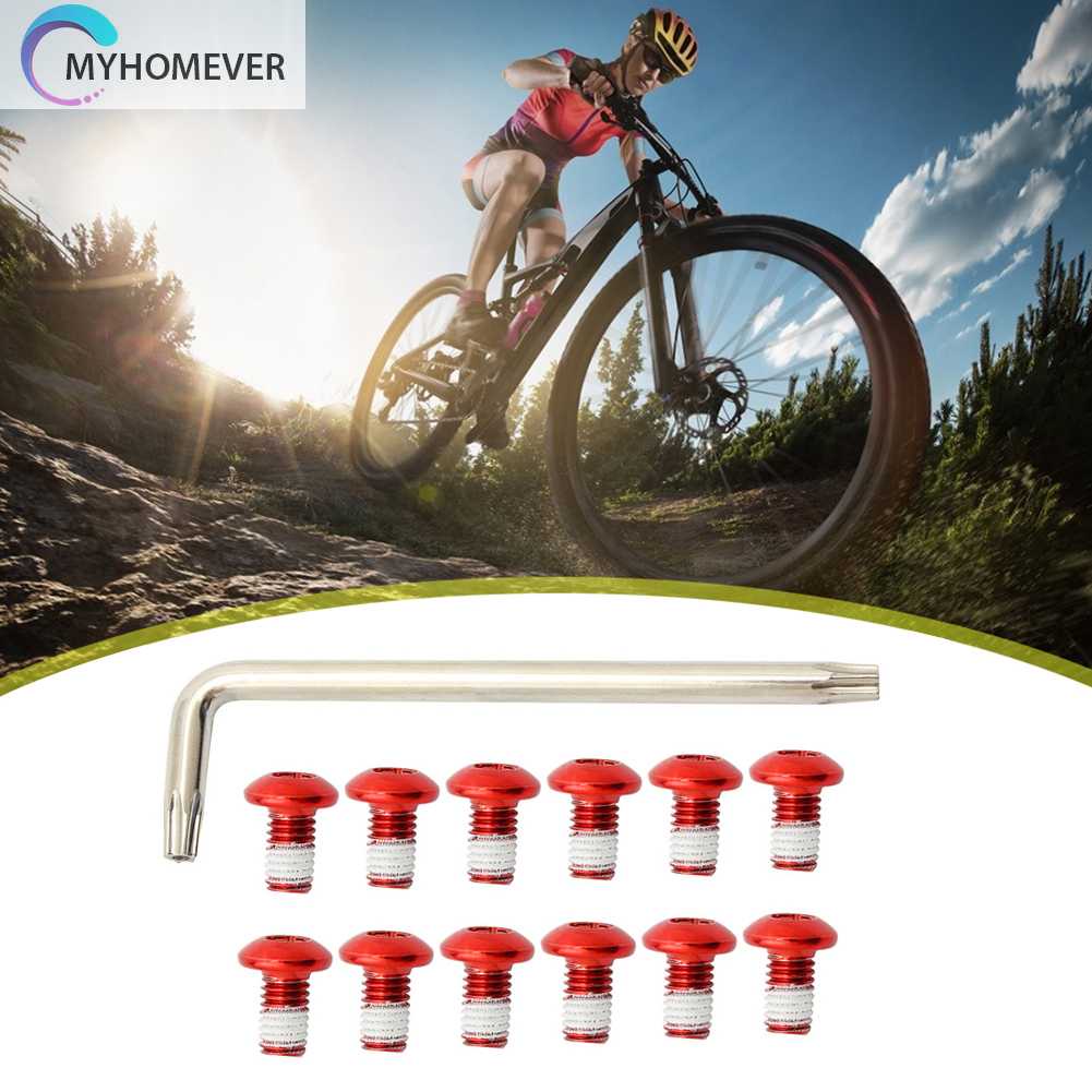 Bộ 12 Ốc Vít T25 M5x9mm Cho Đĩa Phanh Xe Đạp