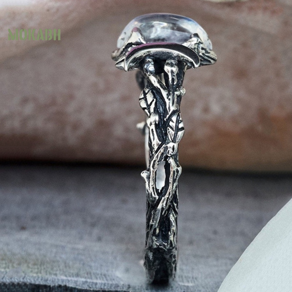 [Mok Abh] Nhẫn Đính Đá Theo Phong Cách Bohemia Cổ Điển