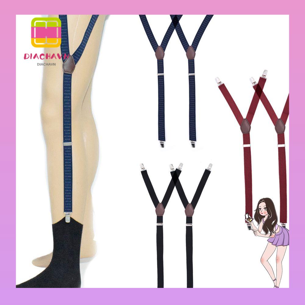 Kẹp Khóa Áo Sơ Mi Co Giãn Chống Trượt Màu Xanh Navy