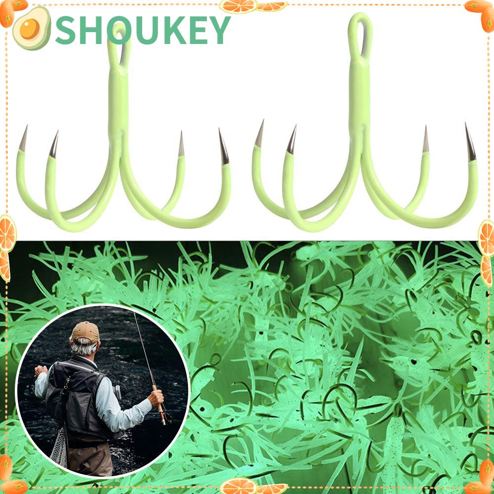 Set 6 / 10 Móc Câu Cá Bằng Thép Không Gỉ Chất Lượng