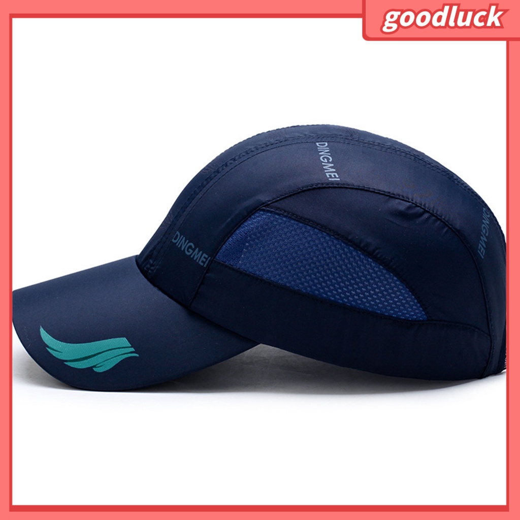 [GLO] Mũ Lưỡi Trai Thể Thao Phối Lưới Chống Nắng Ghép Nối Dài Vành Hình Học Có Thể Điều Chỉnh Cho Mùa Hè