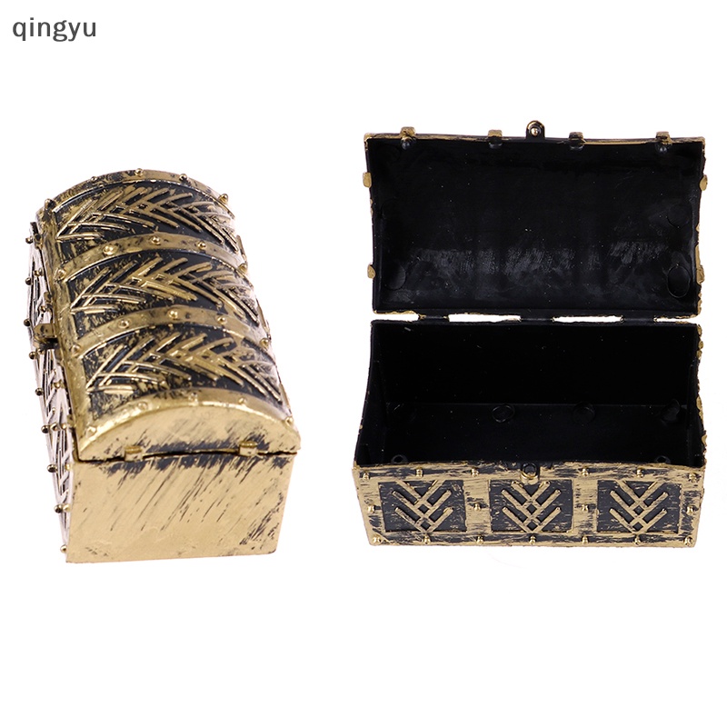 Bộ 2 Hộp Đựng Trang Sức Cướp Biển Mini Phong Cách Vintage