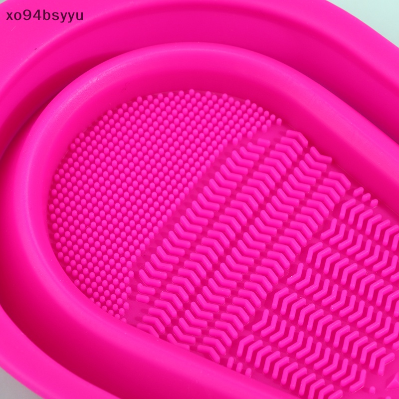 Xo94bsyu Dụng Cụ Vệ Sinh Cọ Trang Điểm Có Thể Gập Lại Tiện Dụng VN