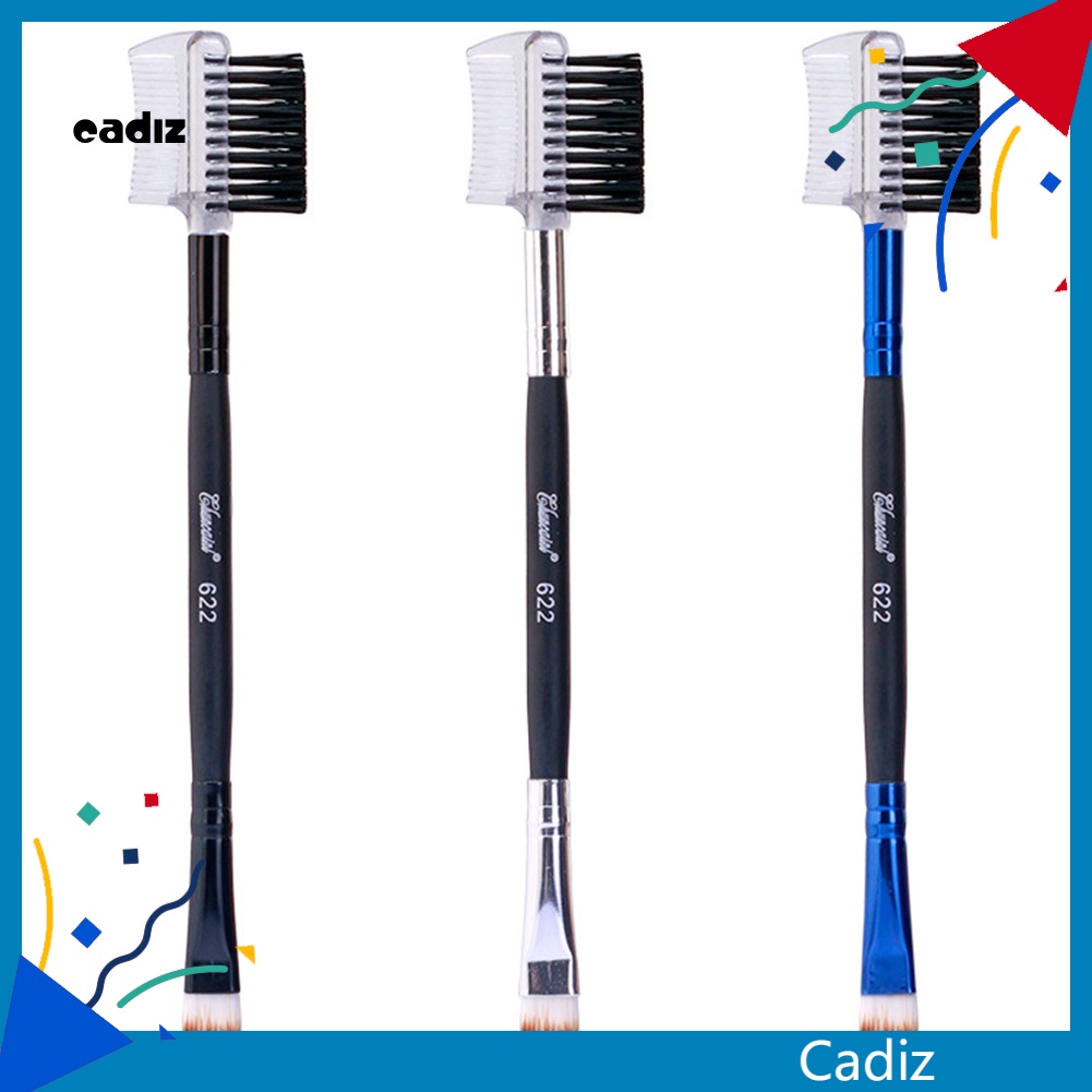 Lược Chải Lông Mi / Lông Mày Hai Đầu Bằng Gỗ CADI 14cm Kích Thước Nhỏ Gọn Dành Cho Bạn Nữ