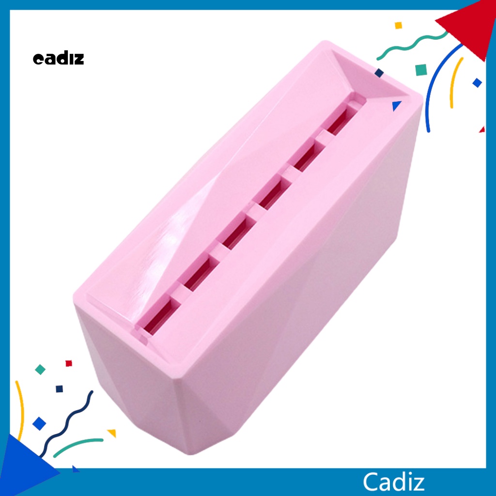 Giá Đỡ Nhíp Bằng Nhựa 6 Lỗ Tiện Dụng Cho Trưng Bày Đồ Trang Điểm