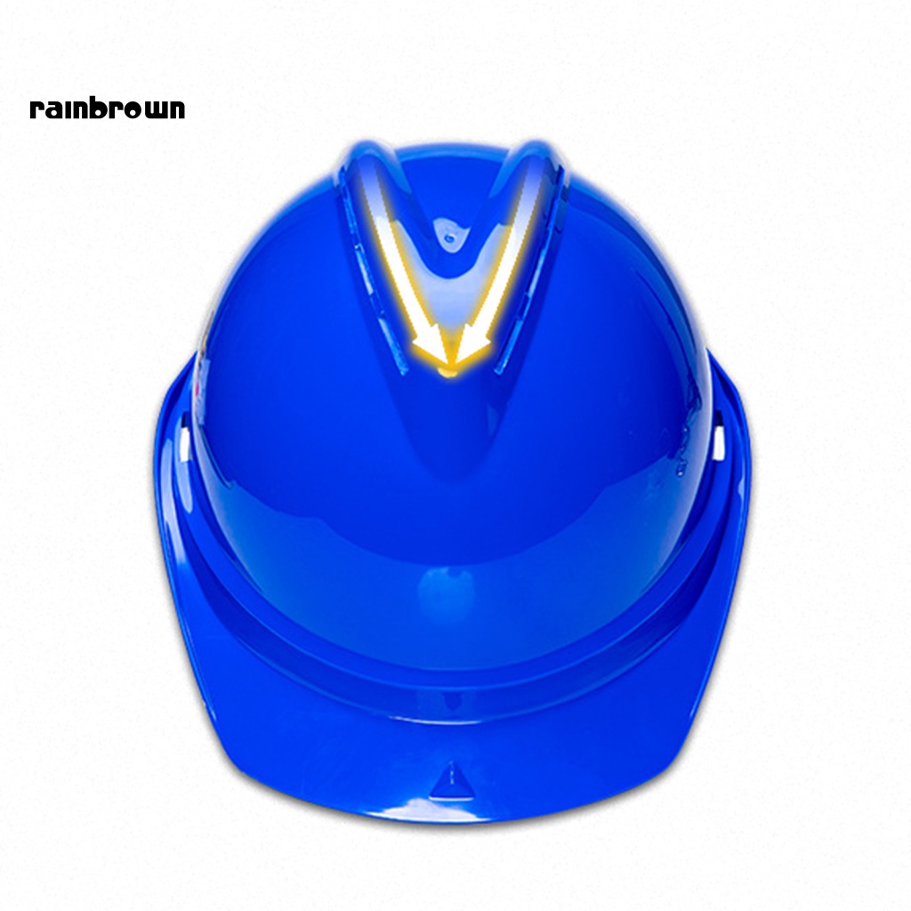 &lt; Rainbrown &gt; Mũ Bảo Hiểm Bảo Hộ Lao Động Xây Dựng Chuyên Nghiệp