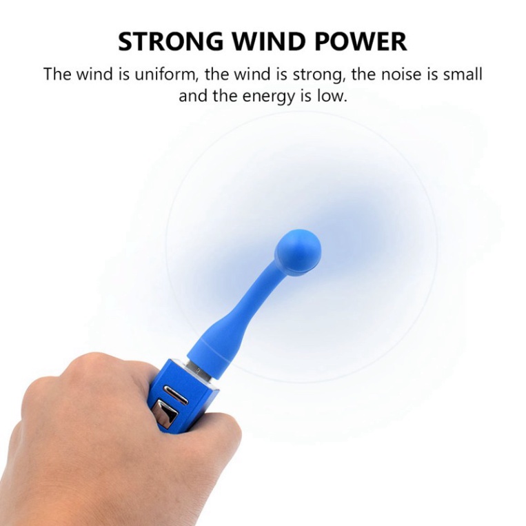 Quạt USB Mini Linh Hoạt Có Thể Uốn Cong Cho Sạc Dự Phòng / PC / Laptop