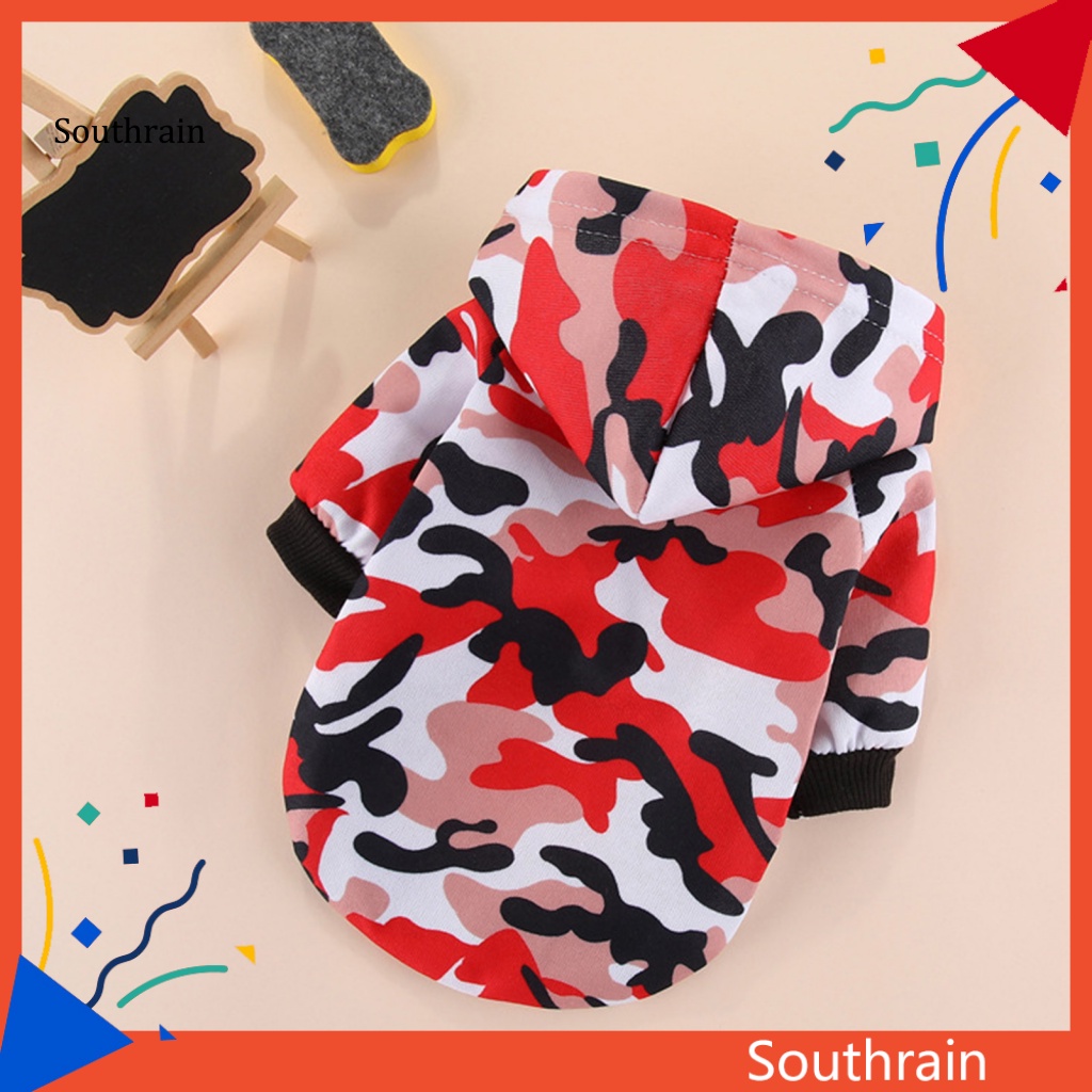 Áo Khoác Hoodie Giữ Ấm Họa Tiết Rằn Ri Thời Trang Xuân Thu Cho Cún Cưng