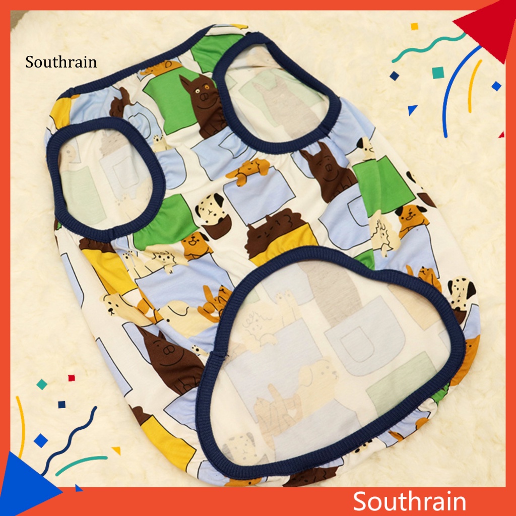 Áo Thun T-shirt Cổ Tròn In Hình Hoạt Hình Dành Cho Chó Mèo Phong Cách Đường Phố Trong Nhà Và Ngoài Trời