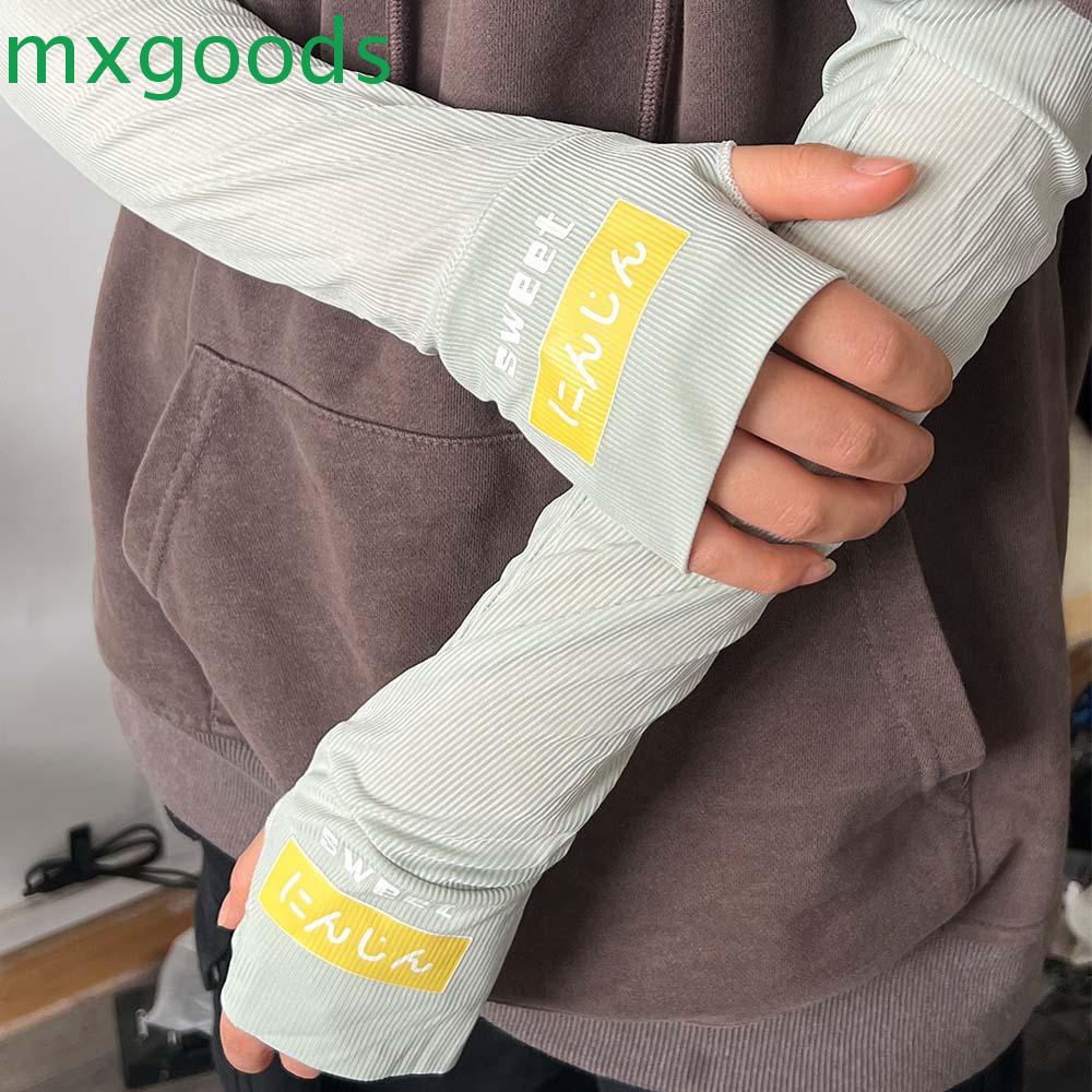 Găng Cánh Tay Chống Nắng Và Tia UV Bằng Lụa Mát Tiện Dụng Khi Lái Xe