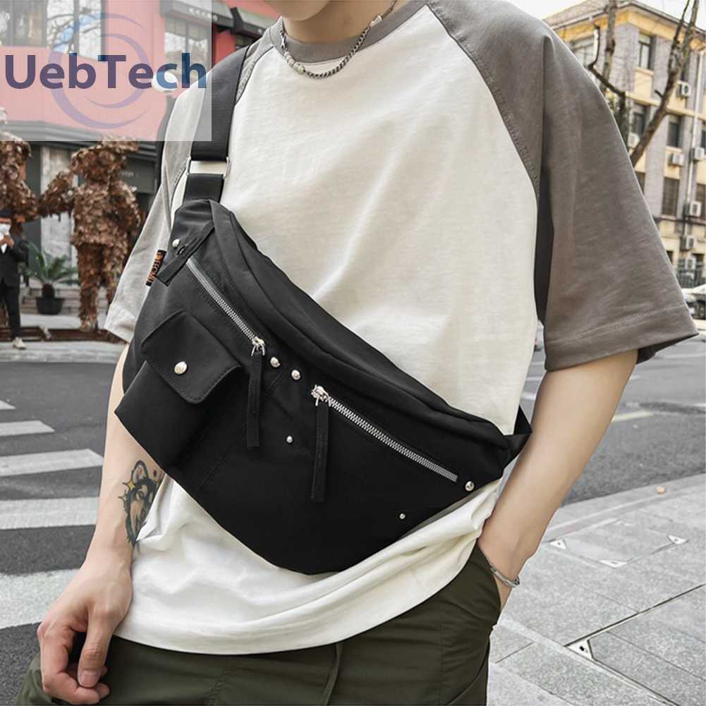 Túi Đeo Thắt Lưng Unisex Bằng Nylon Sức Chứa Lớn Chống Trộm Cho Hoạt Động Leo Nú