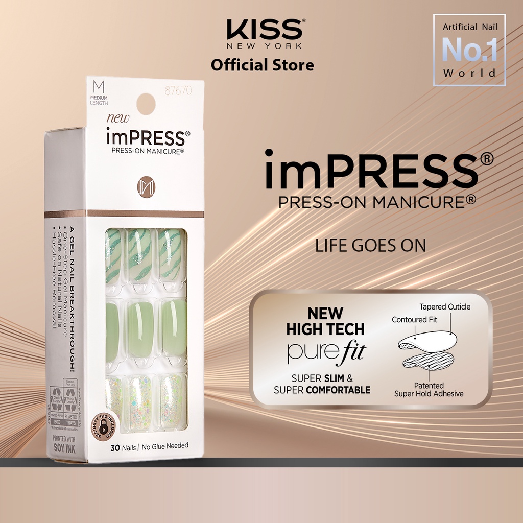 PRESS-ON MANICURE LIFE GOES ON