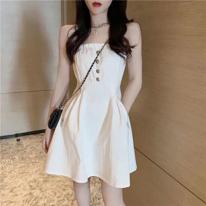 Đầm Dáng Chữ A Trễ Vai Thiết Kế Thanh Lịch Nữ Tính