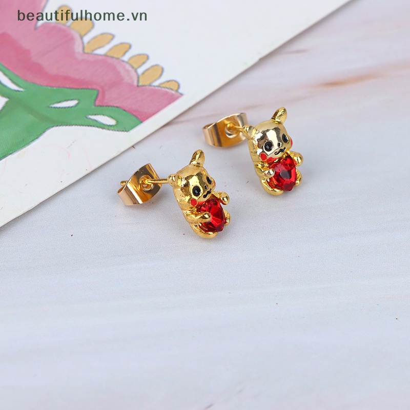 [beautifulhome] Vòng cổ Mặt Đá Trắng Hình Trái Tim Hoạt Hình Sáng Tạo Dễ Thương [beauty]