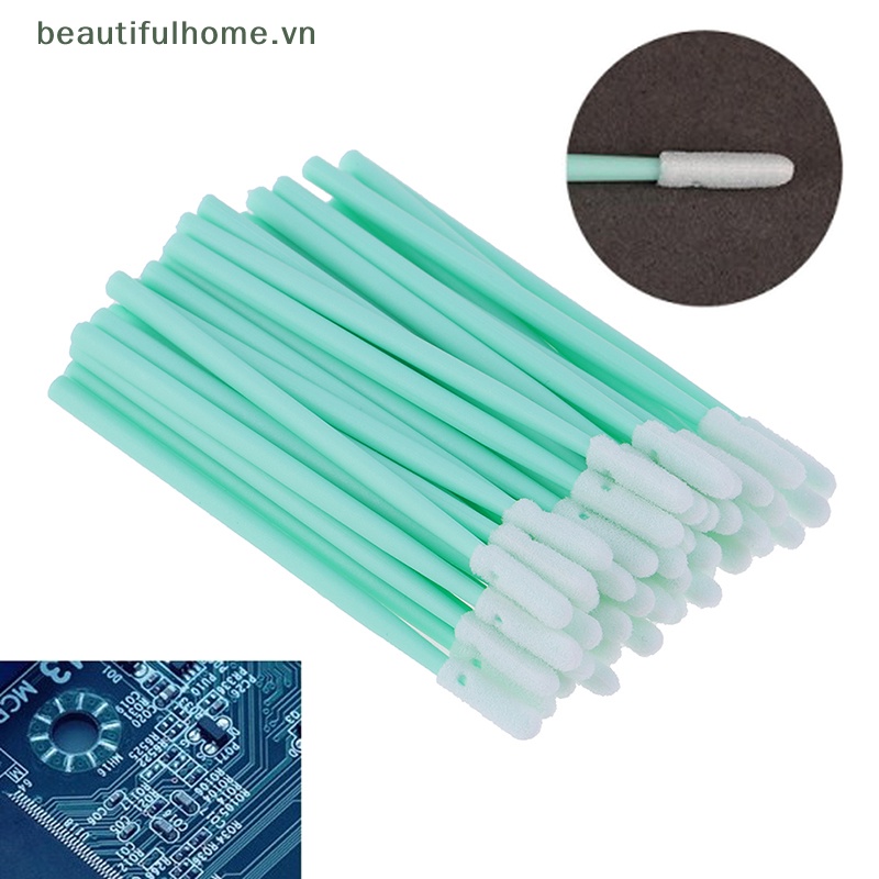 Bộ 100 Tăm Bông Cotton Dùng Vệ Sinh Máy In Không Bụi Tiện Dụng