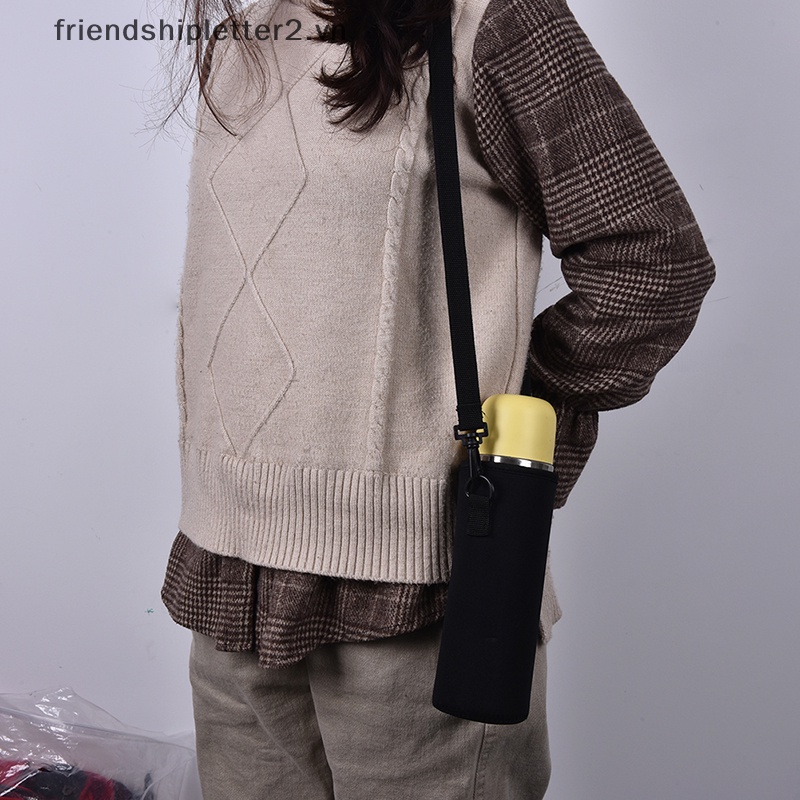 1 Túi Đựng Bình Nước Cách Nhiệt Có Dây Đeo Tiện Lợi