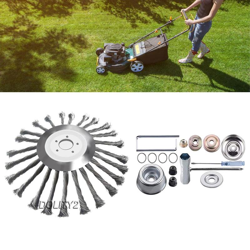 [Dolity2] Đầu Cắt Bằng Dây Thép Dạng Xoay Cho Máy Cắt Cỏ Bàn Chải Loggers Bụi