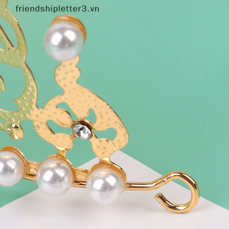 / / Mới / / Vương Miện Kim Loại Trang Trí Bánh Kem Đính Hôn Lấp Lánh Dành Cho Tiệc Cưới .