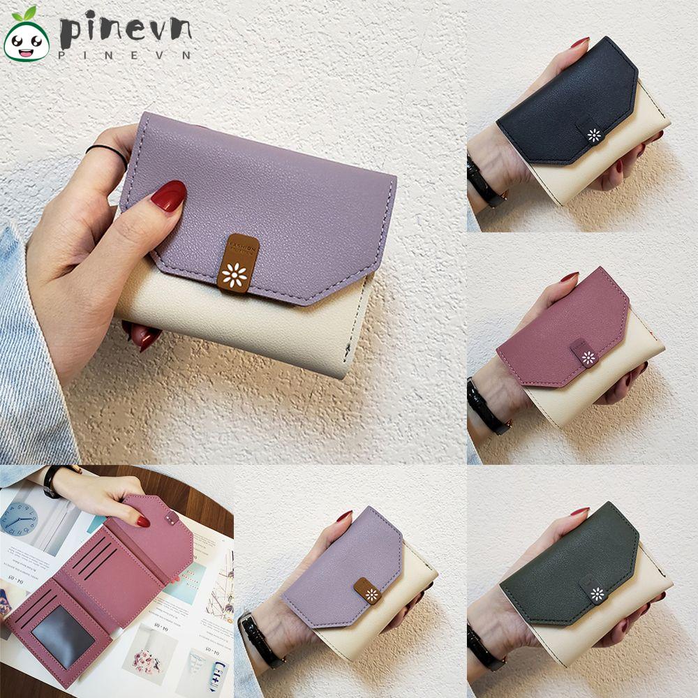 Ví Da PU Dáng Vuông Thời Trang Cho Nữ