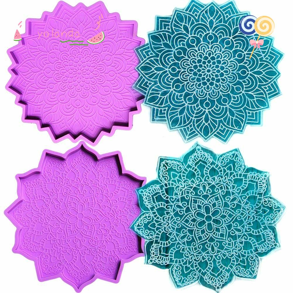 Khuôn Silicone Làm Bánh Hình Bông Hoa Có Thể Tái Sử Dụng