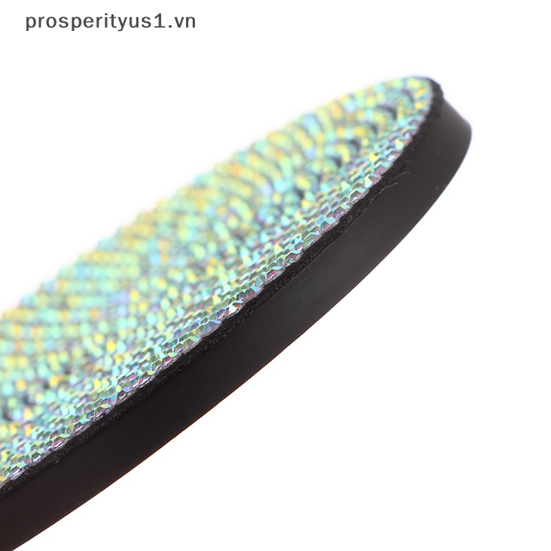 [prosperityus1] Đế Lót Cốc Bằng Silica Gel Chống Trượt Hình Kim Cương Cho Xe Hơi