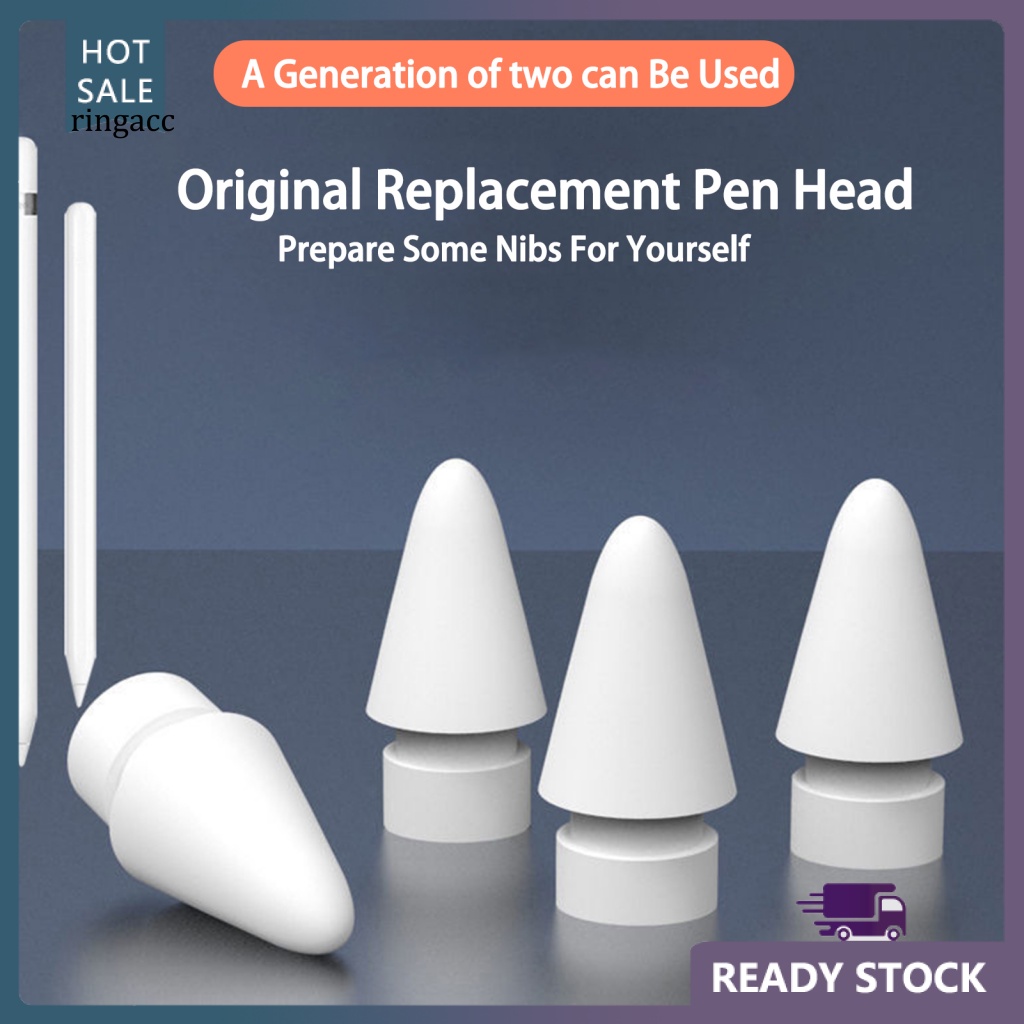 Đầu Bút Cảm Ứng Điện Dung RGA Chống Trượt Chống Trầy Xước Không Gây Tiếng Ồn Thay Thế Cho Apple Pencil 2 1