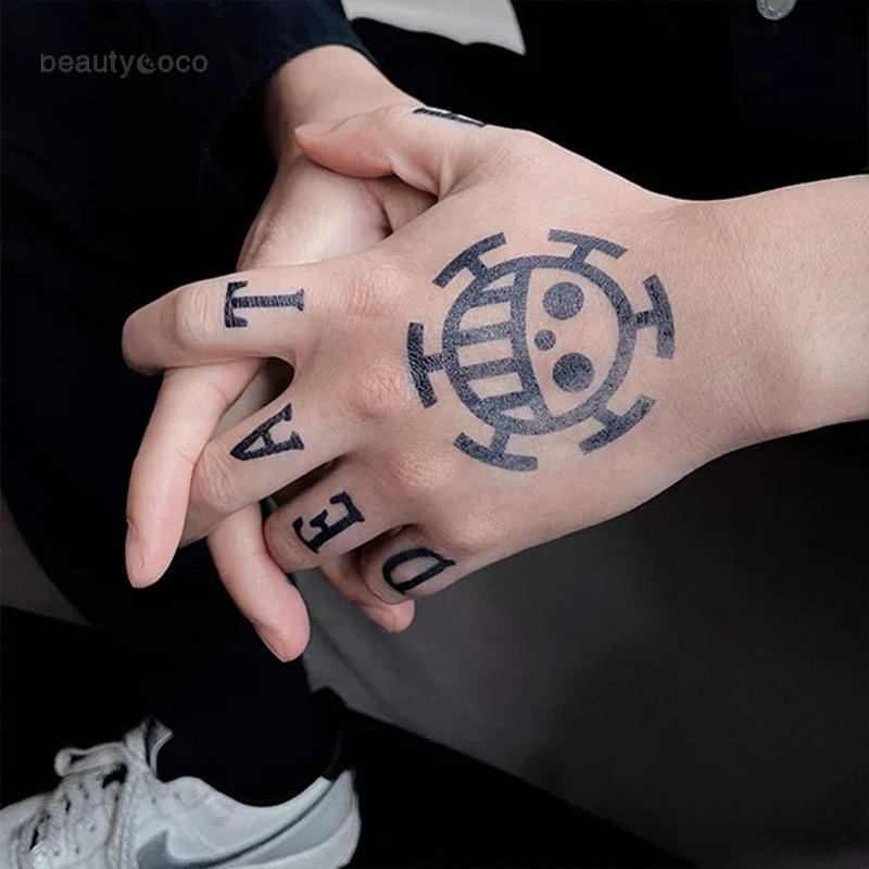 Beautycoco🍊Hình xăm dán họa tiết One Piece lâu trôi giữ màu lên đến 2 tuần chống thấm nước hợp thời trang