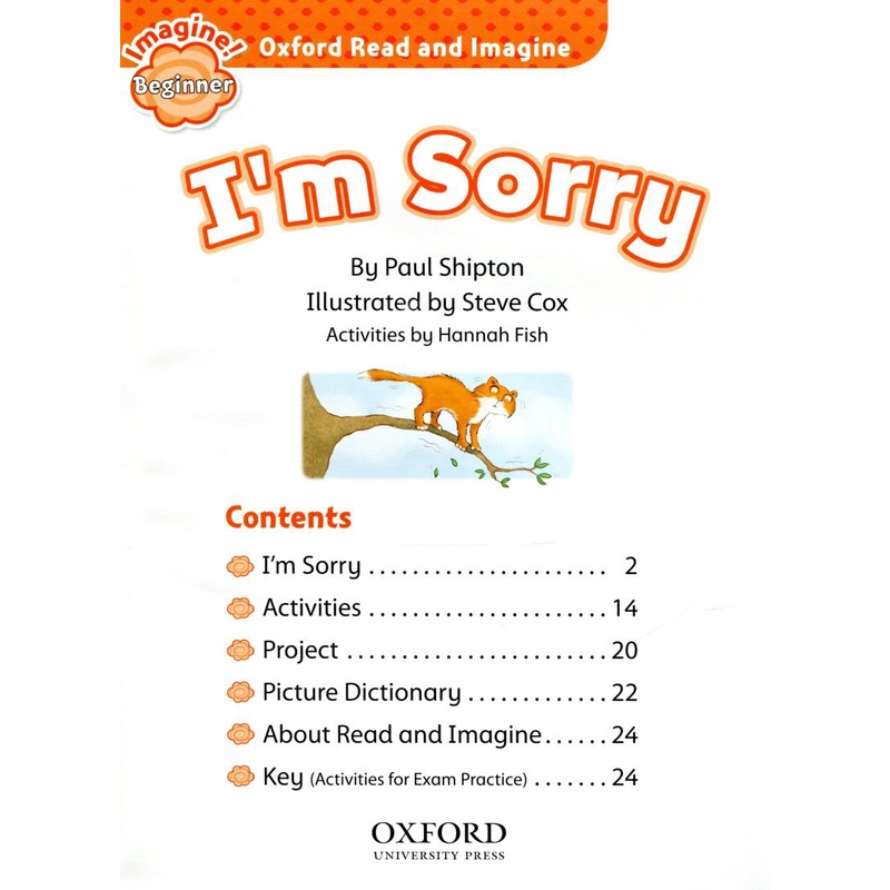 Oxford Read and Imagine: Beginner: I'm Sorry