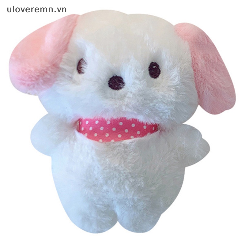 1 Móc Khóa Chó Nhồi Bông Dễ Thương Màu Sắc Ngẫu Nhiên