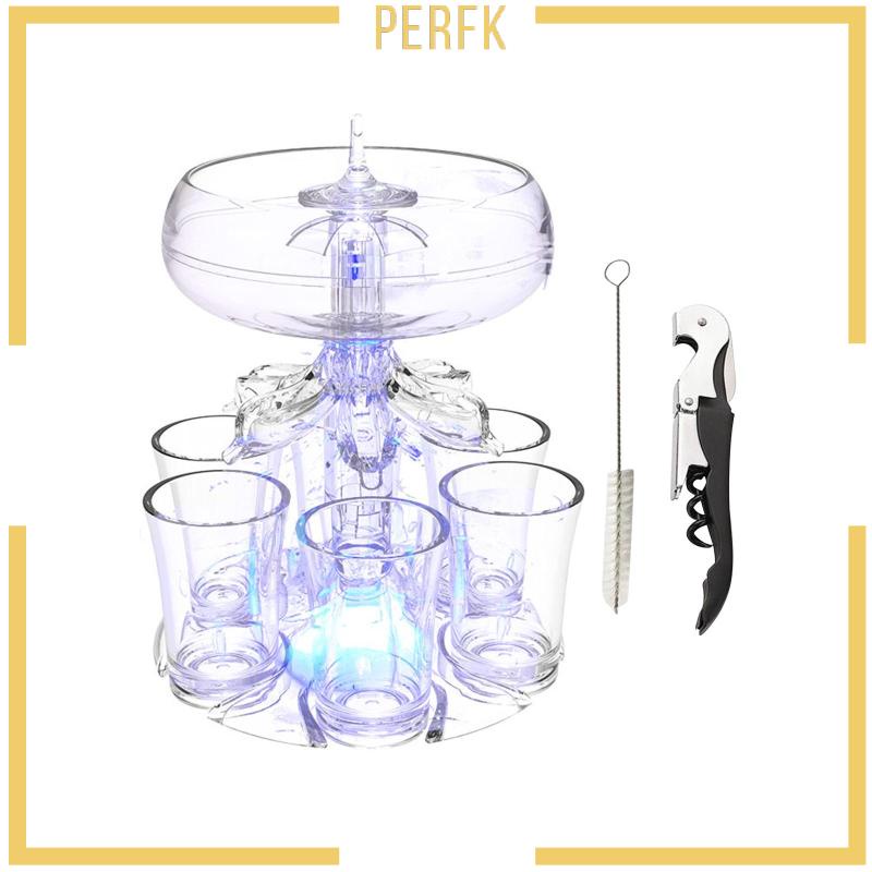 Giá Đỡ 6 Cốc Thủy Tinh Trong Suốt Dùng Cho Tiệc Cưới