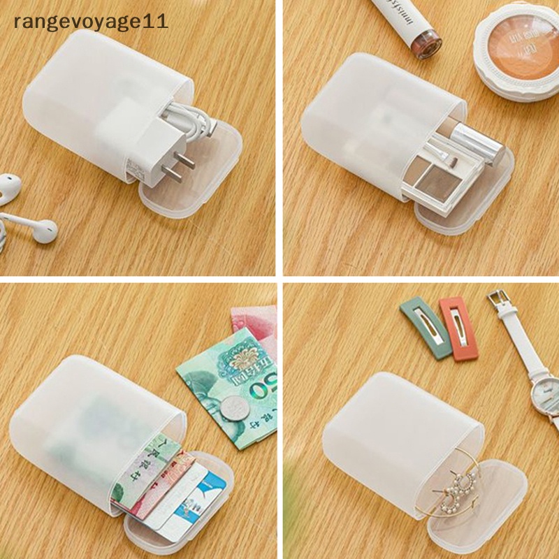 [Rangevoyage] Ins Hộp Đựng Dây Cáp Tai Nghe / Trang Sức / Son Môi Chống Bụi Nhỏ Gọn Dùng Khi Đi Du Lịch [vn]