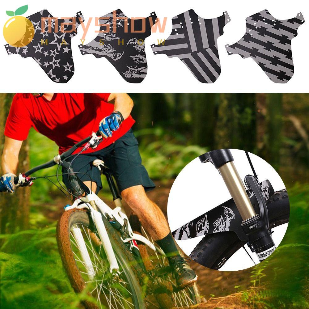 MAYSHOW Tấm Chắn Bùn Phản Quang In Họa Tiết Đôi Cánh Dễ Sửa Chữa Cho Xe Đạp
