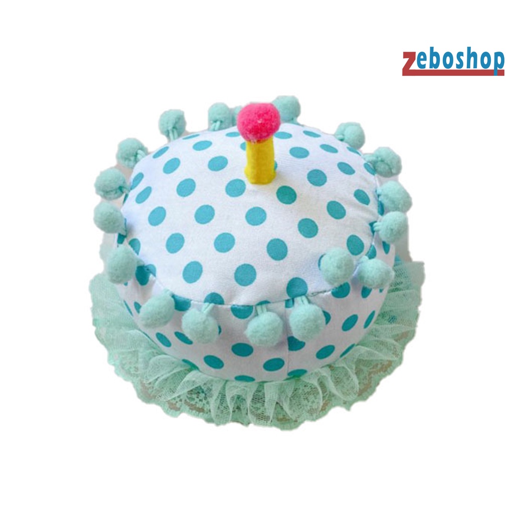 Băng Đô Cài Tóc Co Giãn Nhiều Màu Sắc Tạo Hình Bánh Sinh Nhật Độc Đáo