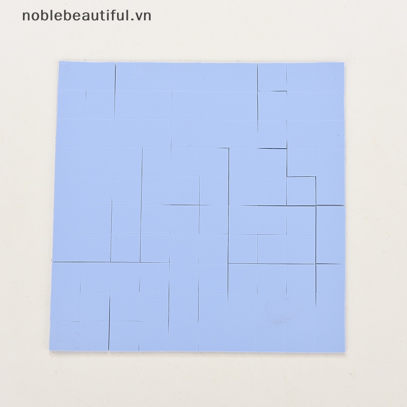 Set 100 Miếng Dán Cách Nhiệt Chip Silicon 10x10x1mm