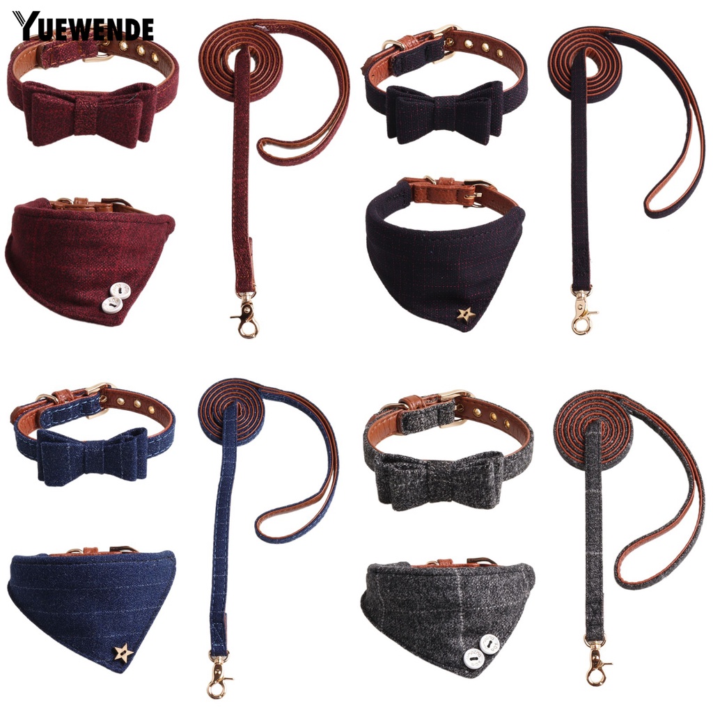 Bộ 3 Dây Dắt Thú Cưng Đi Dạo In Họa Tiết Phong Cách Vintage