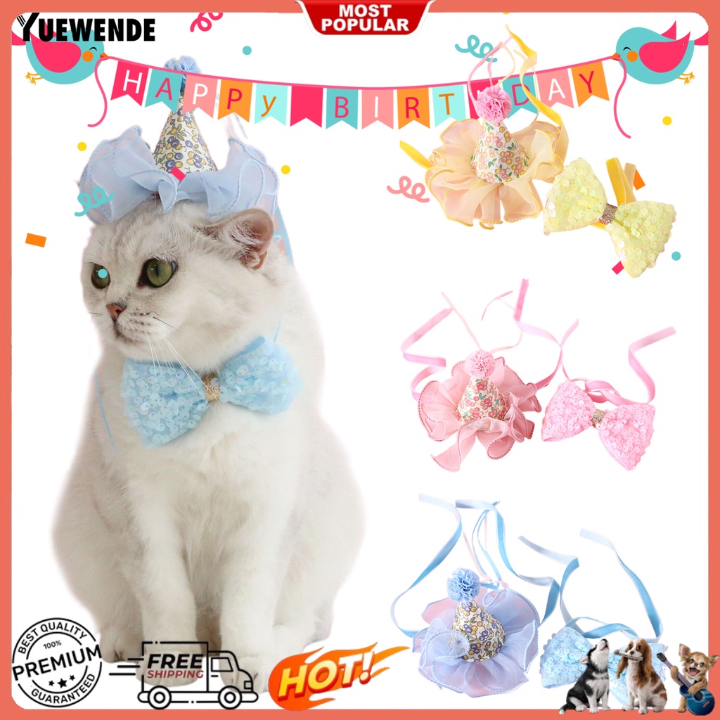 Yq.e 1 Set Vòng Cổ Bằng Polyester Thân Thiện Với Da Hiệu Ứng Visual Effect Đầy Màu Sắc Quyến Rũ Cho Thú Cưng