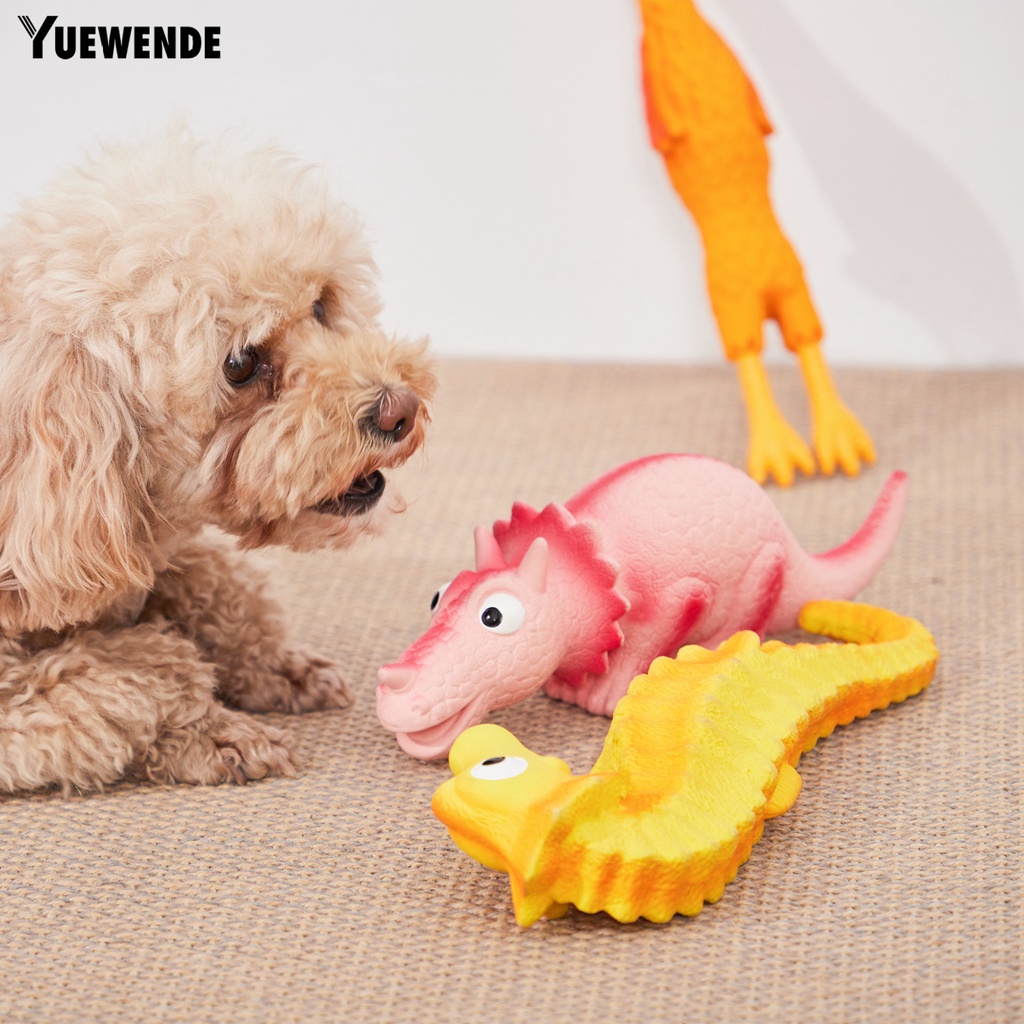 Yq.e Đồ Chơi Búp Bê Cá Ngựa Hoạt Hình Có Âm Thanh Vui Nhộn Chống Cắn Và Mài Mòn Phong Cách Harmless Cho Cún Cưng