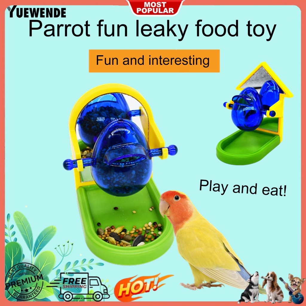 Đồ Chơi Ngôi Nhà Đựng Thức Ăn Chống Rò Rỉ Dành Cho Chim Vẹt