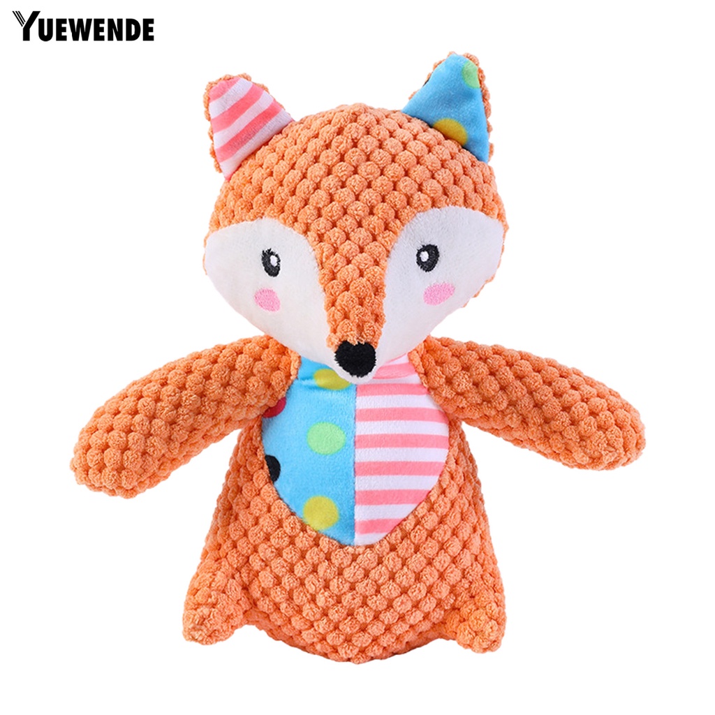 Yq.e Đồ Chơi Phát Ra Âm Thanh Hình Cáo Hoạt Hình Tinh Tế Chống Cắn Răng Cho Thú Cưng