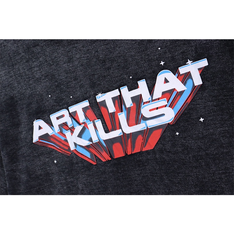 G-elory - DE-PT- Áo Thun Tay Ngắn Dáng Rộng In Chữ Thời Trang Xuân Hè Mới Nhất 23 Trọng Lượng Nặng Cho Nam