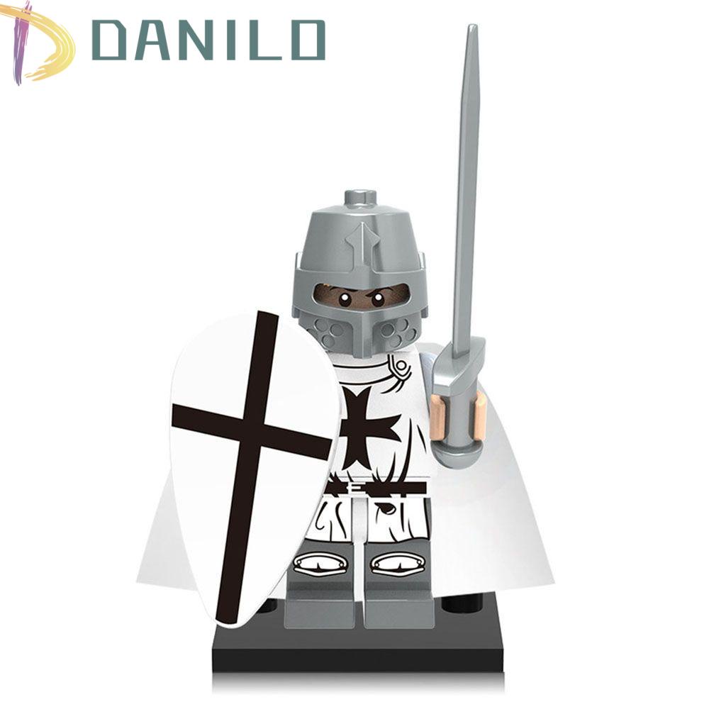 Bộ 8 Mô Hình Đồ Chơi Nhân Vật Hoạt Hình DANILO Heroes Bricks Arvoesine