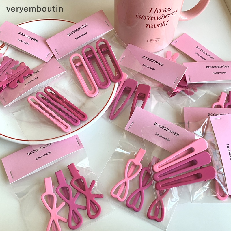 Bộ 3 Kẹp Tóc Hình Ngôi Sao Màu Hồng Gradient Dễ Thương Cho Bé
