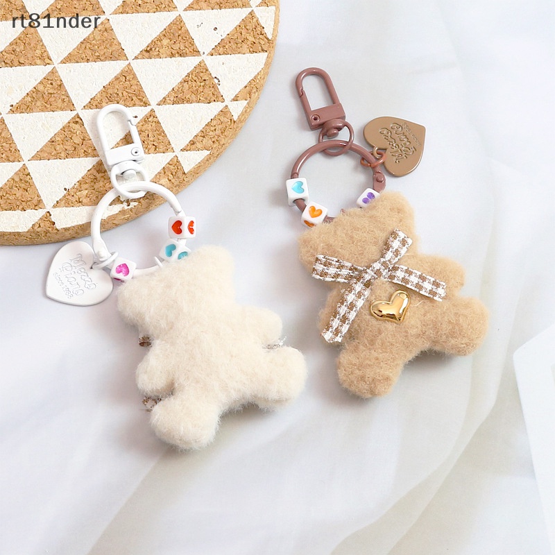 Rt 1 Móc Khóa Gấu Nhồi Bông Mềm Mại Dễ Thương